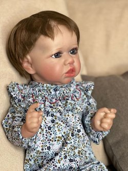 Кукла Реборн виниловая 55см в пакете (FA-535)