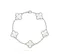 Винтажный браслет Van Cleef &amp; Arpels Alhambra, 5 мотивов