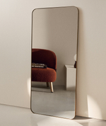 Зеркало Marco из золотого металла 80 x 180 см