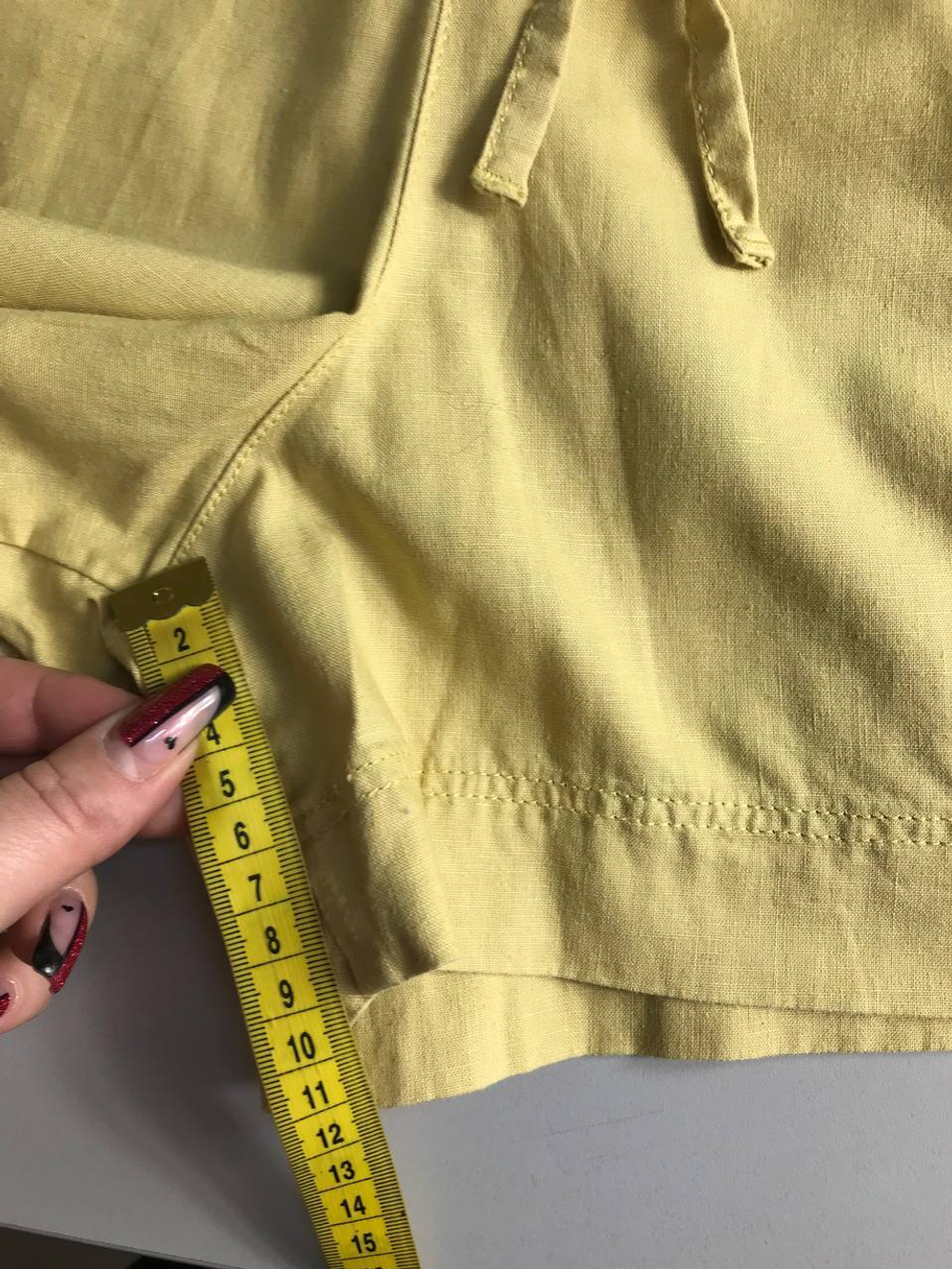 Шорты Uniqlo льняные, маркировка М, визуально 46 размер