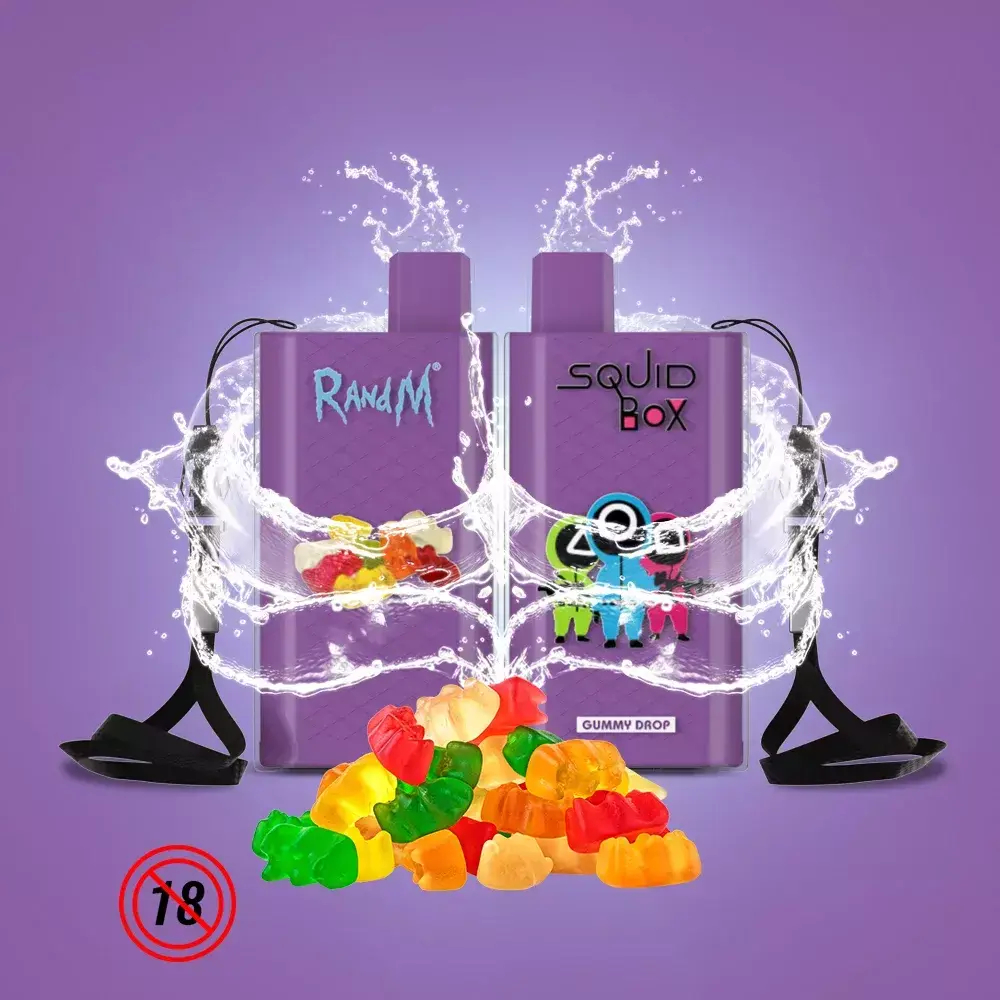RandM  Squid Box 5200 - Gummy Drop (5% nic)