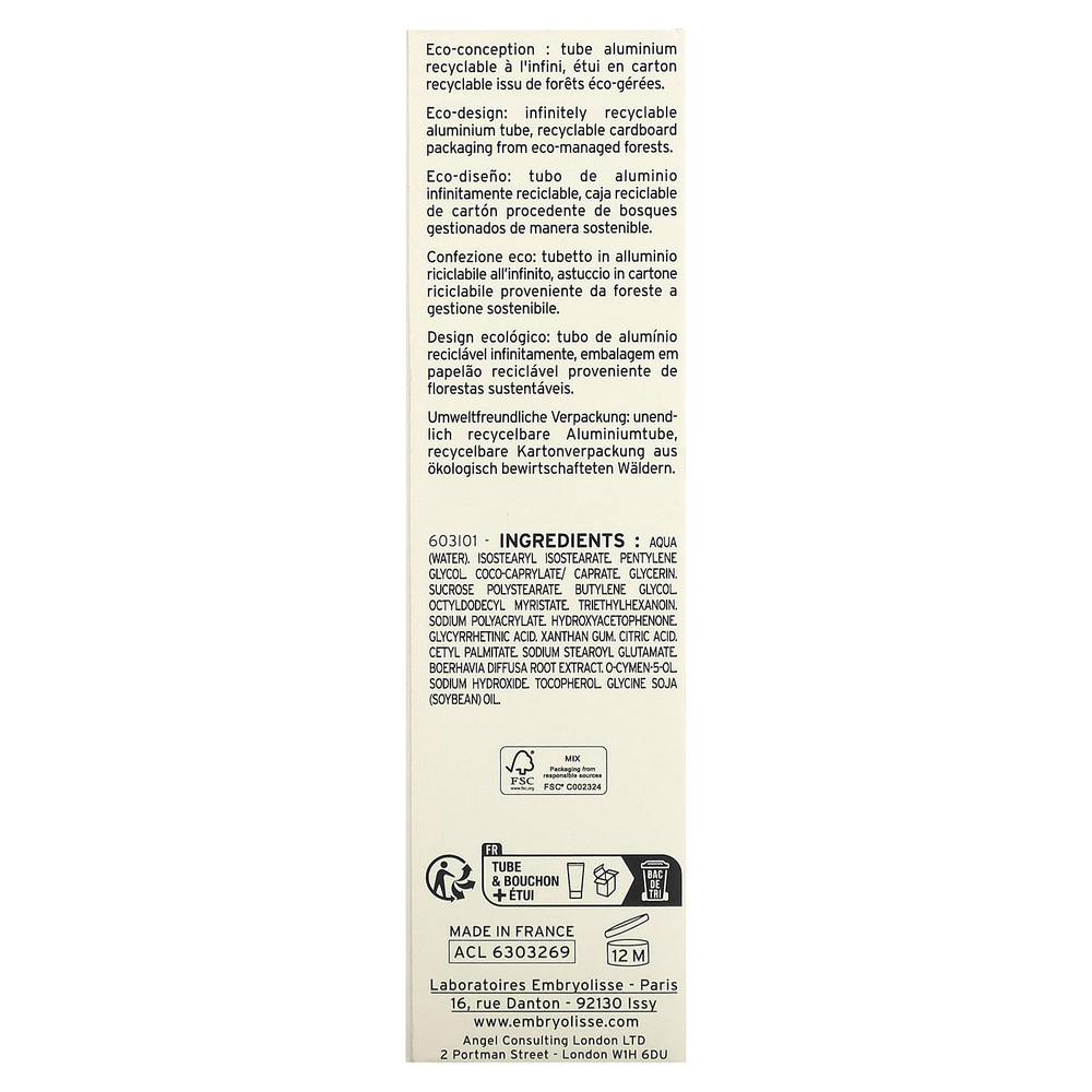 Embryolisse, Крем Smooth-Active, 40 мл (1,35 жидк. унц.)