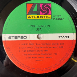 Винтажная виниловая пластинка LP King Crimson USA (Japan 1975) (Obi) Asbury Park