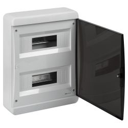 Корпус пластиковый навесной ЭРА COMFORT ЩРН-П-24 IP41прозрачная крышка белый