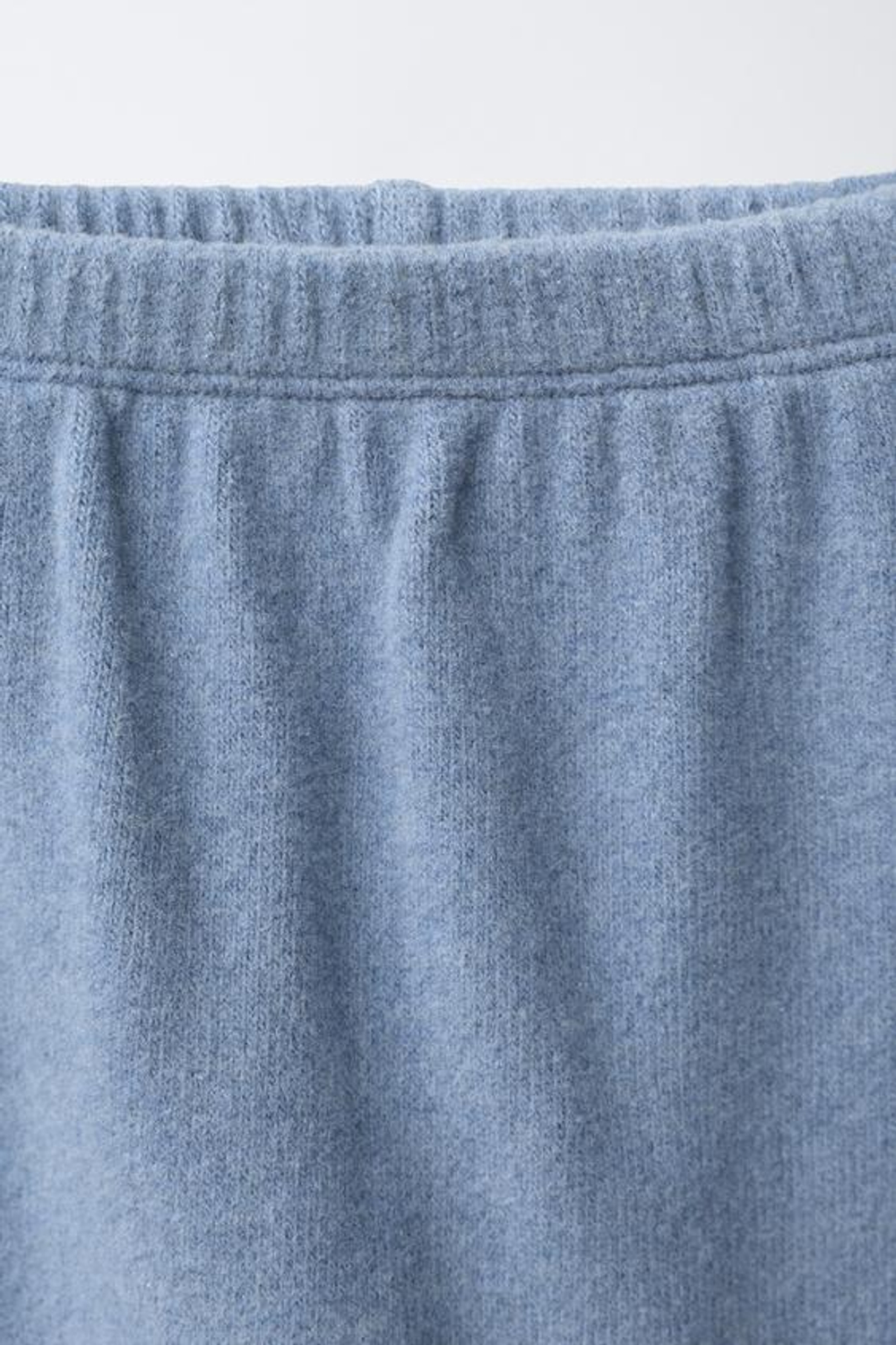 ZARA БРЮКИ ИЗ МЯГКОЙ ТКАНИ, ГОЛУБОЙ