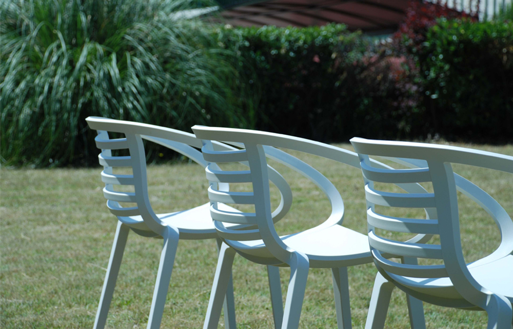 Кресло пластиковое Papatya Mambo, белый