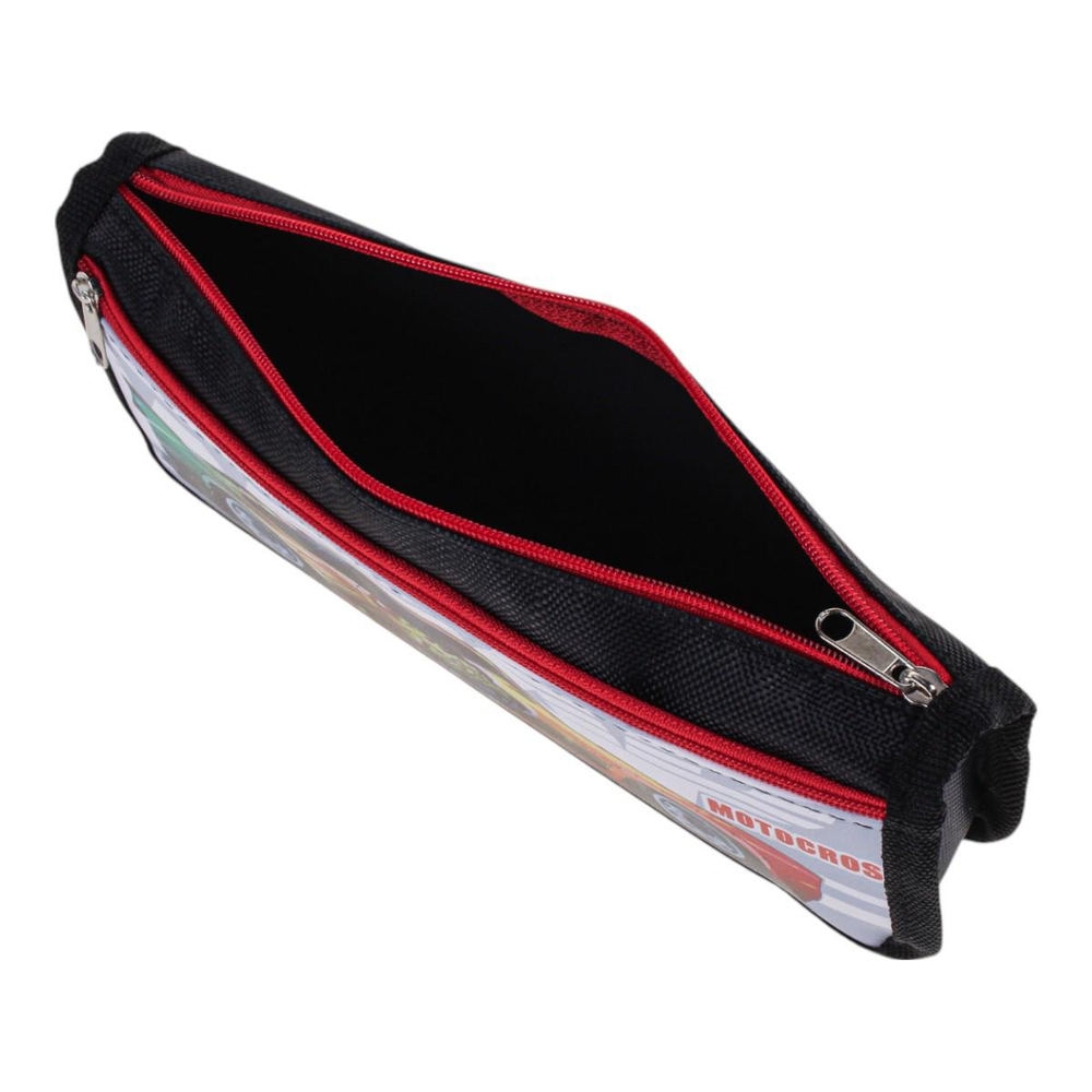 Пенал мягкий 2 отделения "Auto" 3 цвета микс