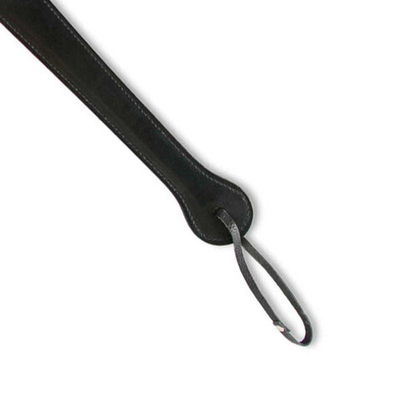 Шлепалка классическая с округлым кончиком и петлей (Цвет: черный)