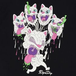 Футболка Ripndip SP24 Lord Nermal S/S Pocket Tee Black