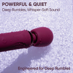 Фиолетовый вибратор-вонд 30,7см Selove Vela Wand Vibrator Purple