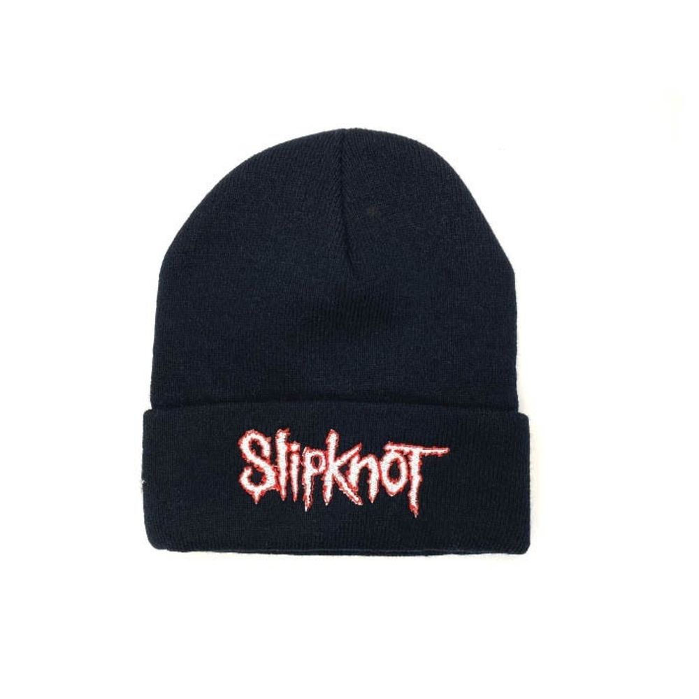 Шапка Slipknot (черная) с вышивкой