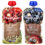 Happy Family Organics, Happy Baby®, 6+ Months, Organic Fruit & Oat, Variety Pack, 8 Pack, 4 oz (113 g) Each