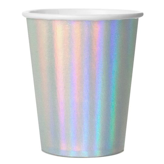 Стаканы (250 мл) Жемчужный перламутр, Голография, 6 шт.