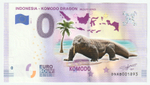 Indonesia, 0 Euro - Komodo Dragon (Color), 2019, UNC