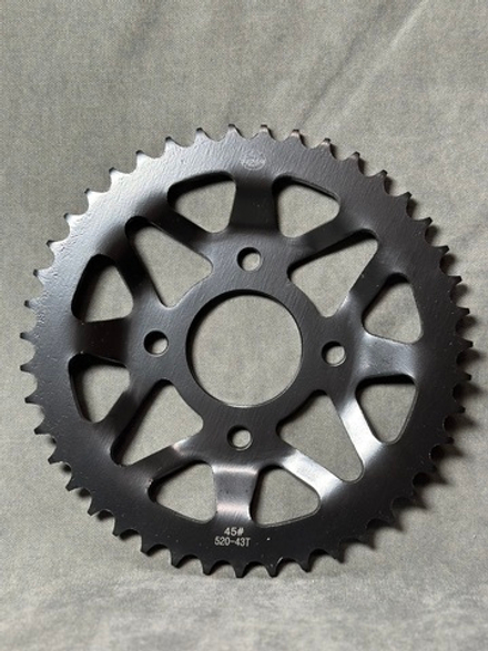 Звезда ведомая стальная KAYO K1,K2,T2 520-43 SM-PARTS