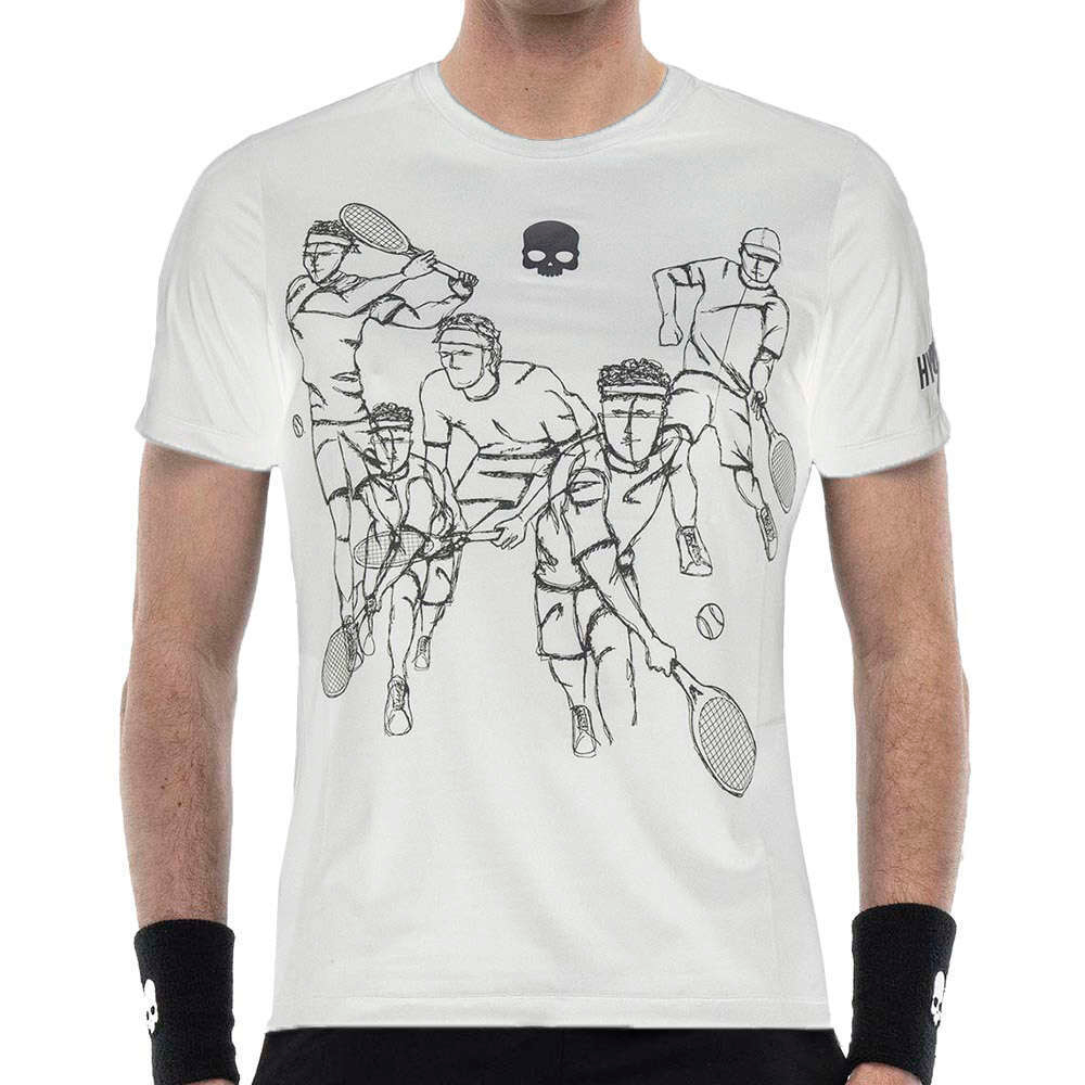 Мужская теннисная футболка HYDROGEN SKETCH TECH T-SHIRT (TT0019-077)