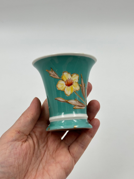 Миниатюрная ваза с ручной росписью Unterweissbach