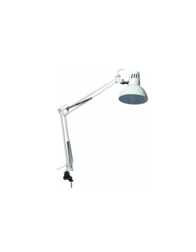 Camelion KD-312  C01 белый (Светильник настольный,230V 40...60W, E27)