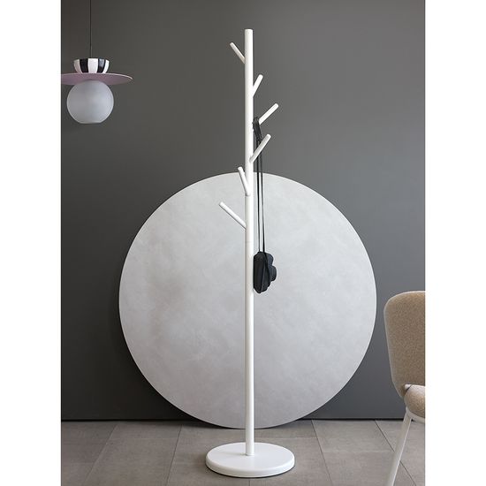 Вешалка напольная forsty, 173 см, белая