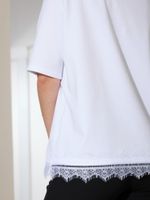 Фуфайка (футболка) женская Бетти Виотекс БЕЛЫЙ