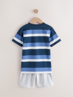 Пижама для мальчика Next E66-494, 3 шт., Серый, Синий