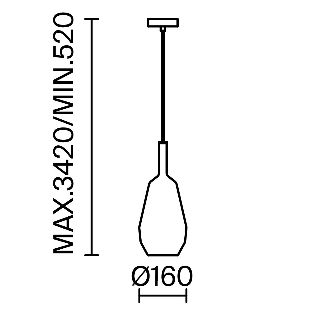 Подвесной светильник Maytoni Duality MOD271PL-01B9