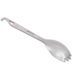 Ловилка с крючком титановая T-Gear Titanium Hooked Spork Polished