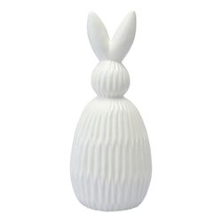 Декор из фарфора белого цвета Trendy Bunny из коллекции Easter Essential, 12,5х12,5x30,5 см