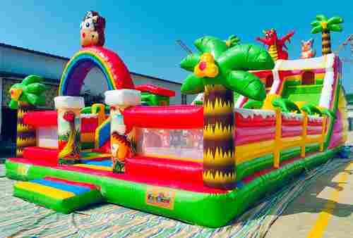 Коммерческий надувной батут «Дракоша и Друзья», 14*7*7 м