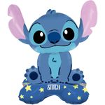 К Шар-фигура, фольга, ПОД ВОЗДУХ "Монстрик любимый. Стич", на подставке (Falali), 19"/48 см