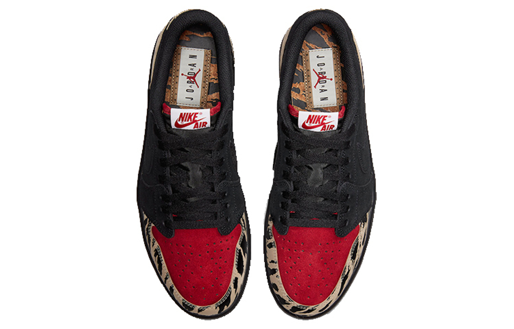 Кроссовки Solefly X Jordan Air Jordan 1 Retro Low Og Sp "Black And Sport Red"