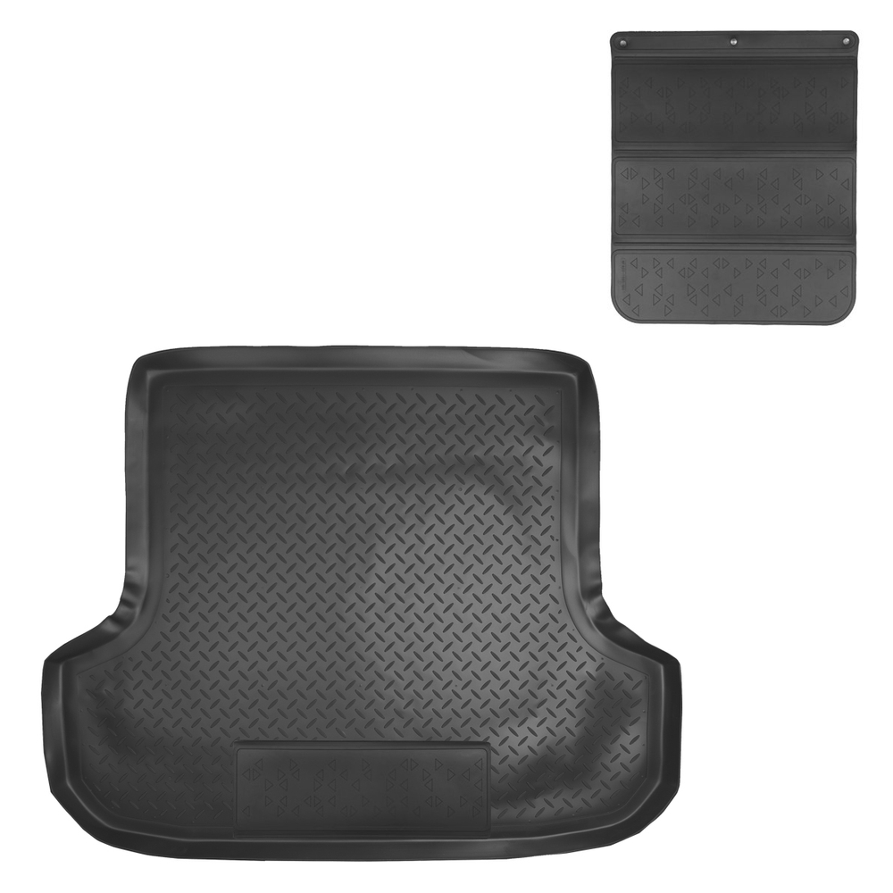 Коврик в багажник Norplast для Mitsubishi Pajero Sport (1998-2008) Черный, арт.NPL-P-59-46-APP