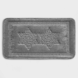 Коврик для ванной 50x80 Arya home Mathilda темно-серый