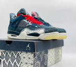 Кроссовки Nike Sports Men Jordan 4 Sashiko Ocean Blue