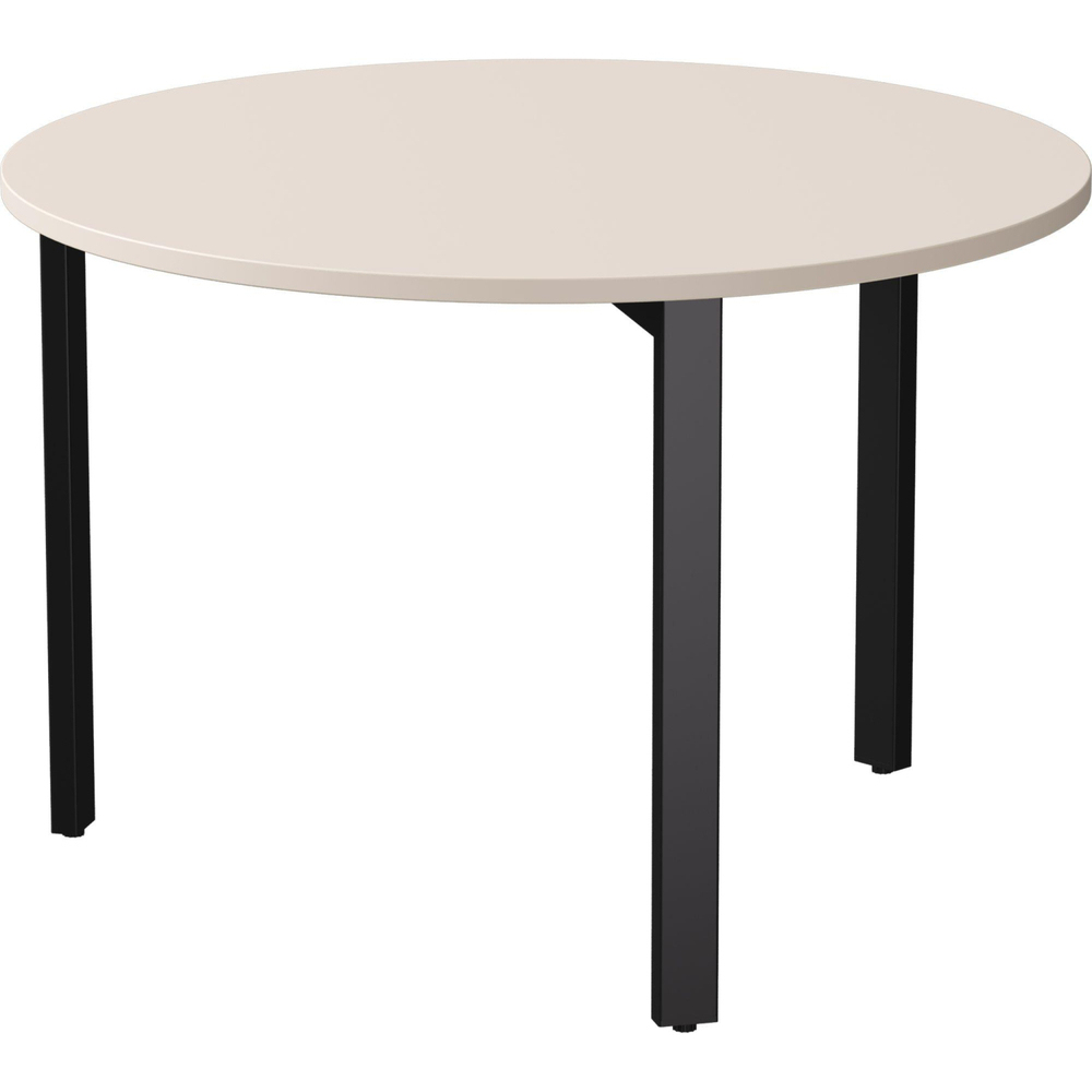 Стол переговорный EVO 254S022GU9005 D1100 1100x755 Кашемир/Черный