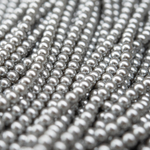 Хрустальный жемчуг, оттенок "Пепельная дымка", шар 4мм