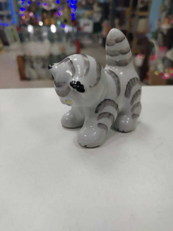 Статуэтка «Котёнок», Вербилки, фарфор, СССР, 1970-е гг.