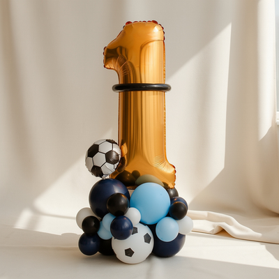 Стойка "Футбол с цифрой № 2"