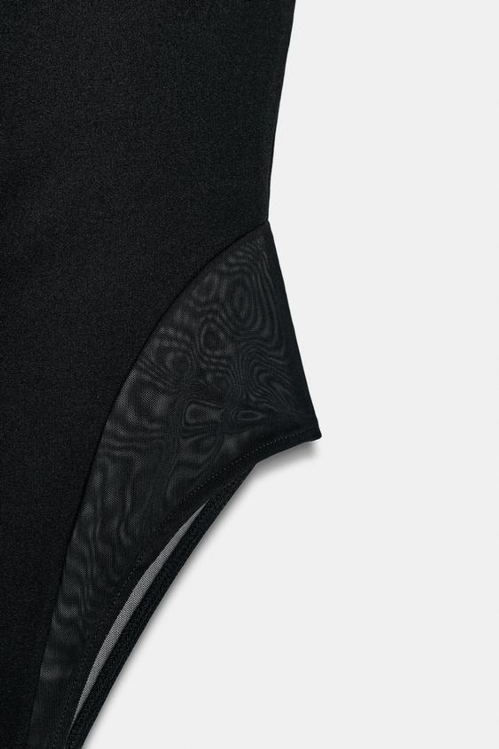 БОДИ СТРАПЛЕЗ С КОНТРАСТНОЙ ОТДЕЛКОЙ - ZARA