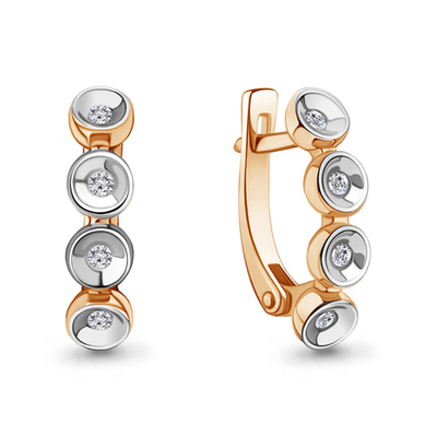 942796к Серьги из Золота с бриллиантами