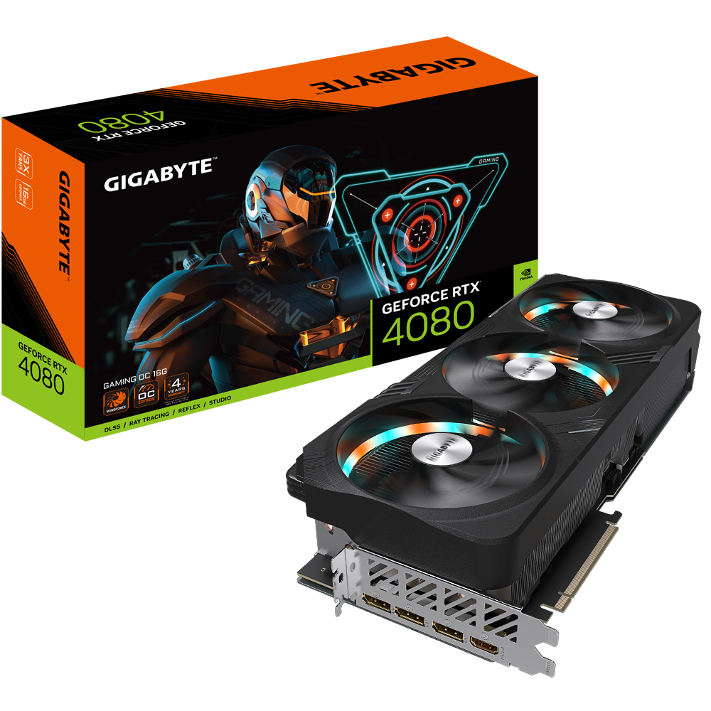 Видеокарта Gigabyte RTX4080 GAMING OC 16GB