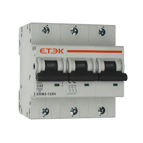 Автоматический выключатель 3P 80А C