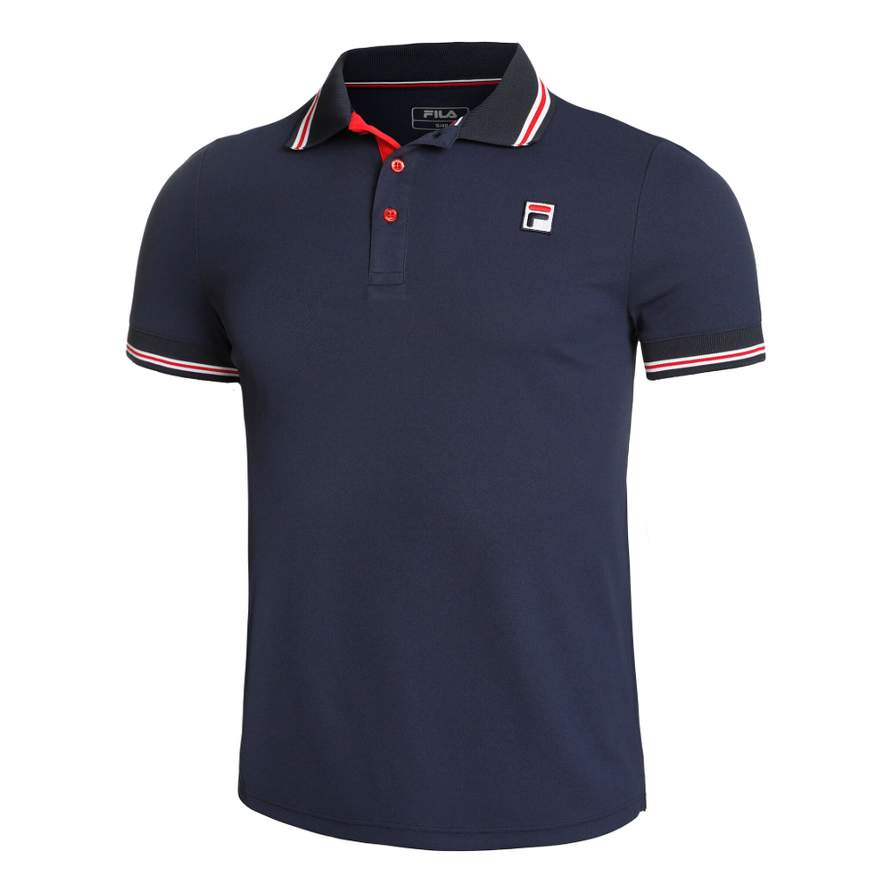 Мужское теннисное поло Fila Piro Polo Men - Dark Blue