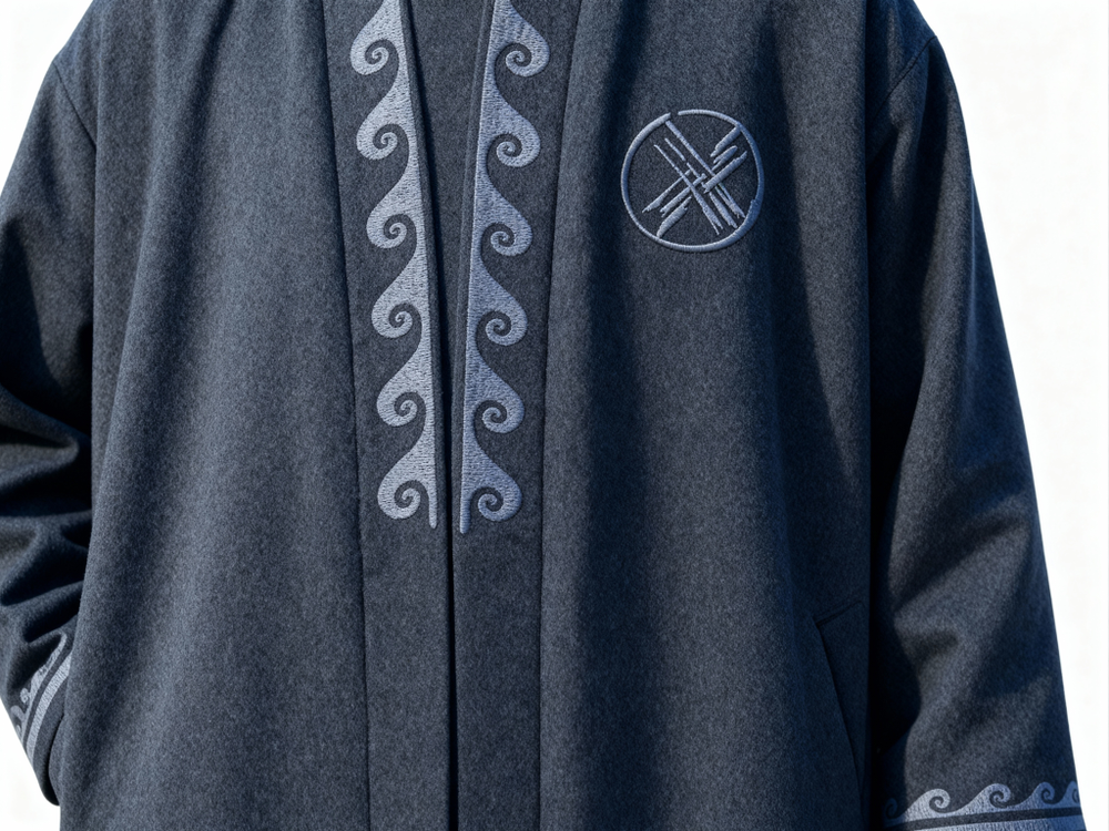 Шапан шерстяной OYU TOLQYN GREY