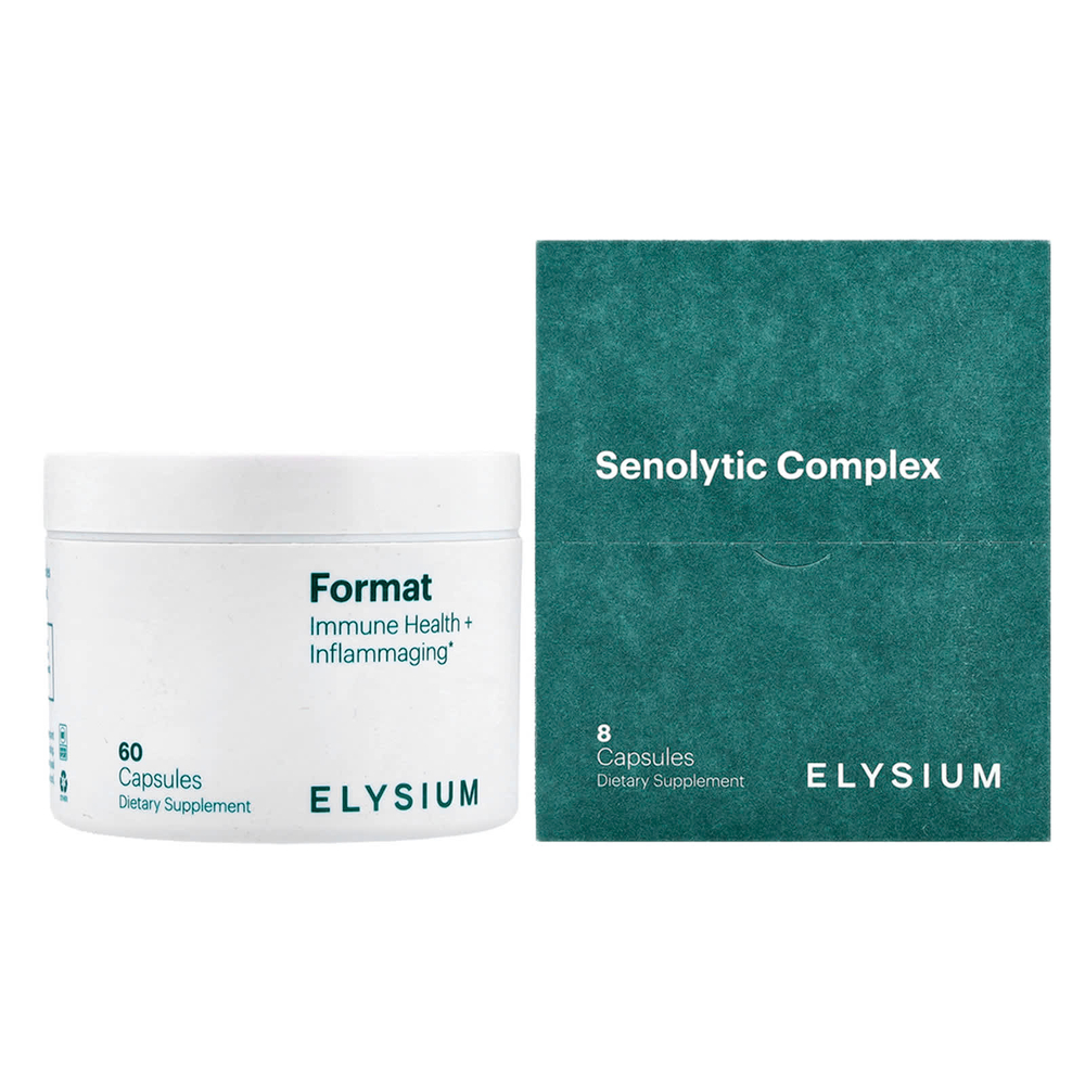 Elysium, Format Immune Health + Сенолитический комплекс против воспалений, 68 капсул