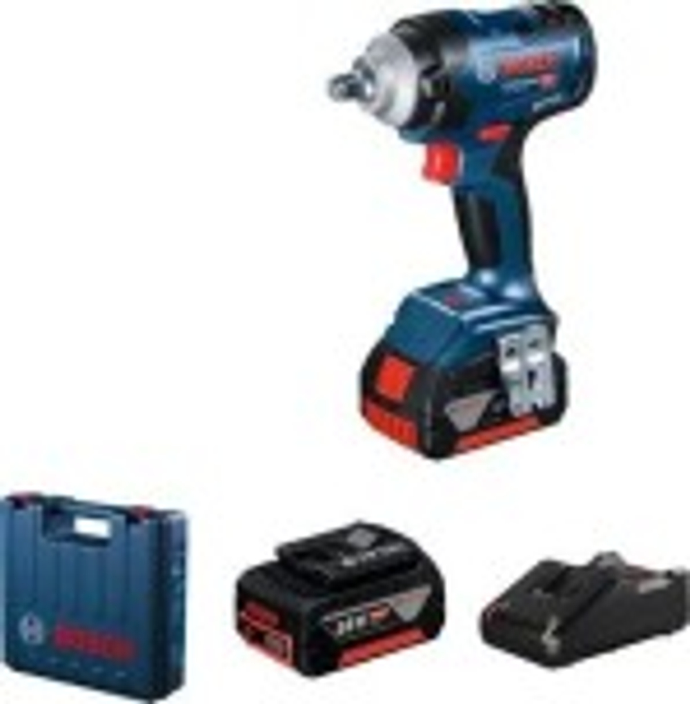 Гайковерт аккумуляторный BOSCH GDS 18 V-200 ударный 06019K0020