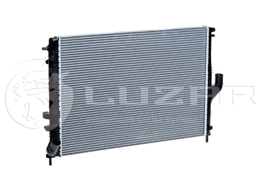 Радиатор основ. алюм. Renault Logan (08--)/Largus (12-) 1.6 АТ с конд. (LUZAR)