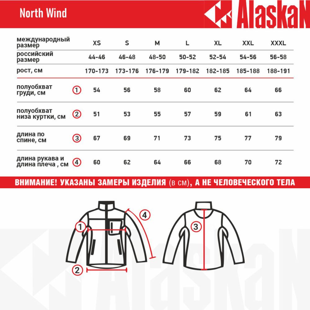 Куртка флисовая Alaskan North Wind темно-серый р-р L