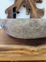 Раковина из речного камня RS-65843 56х53х15 из натурального камня