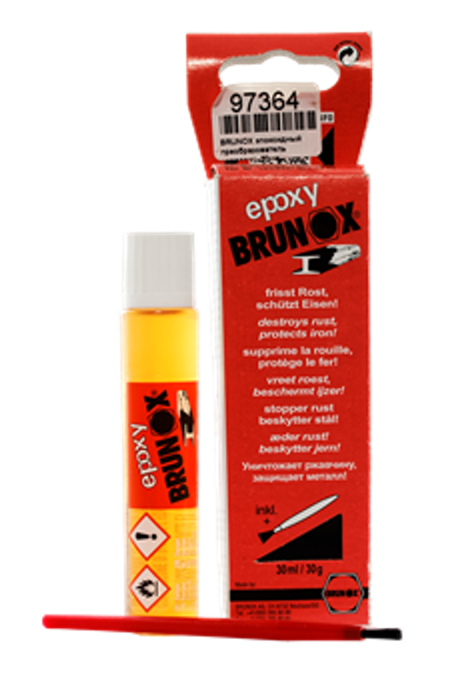 BR0025EP Грунтовка+преобразователь ржавчины BRUNOX Epoxy 25 ml флакон с кисточкой